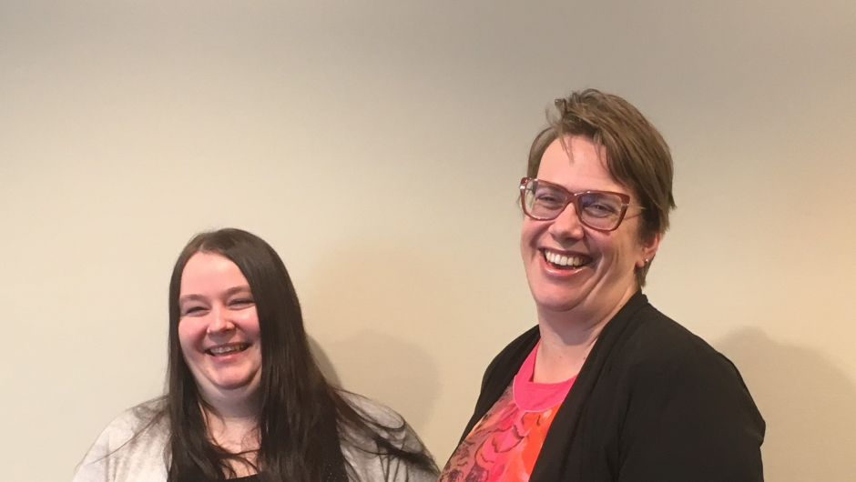 To dyktige ledere Fv Lise Øvernes og Ellen Krageberg