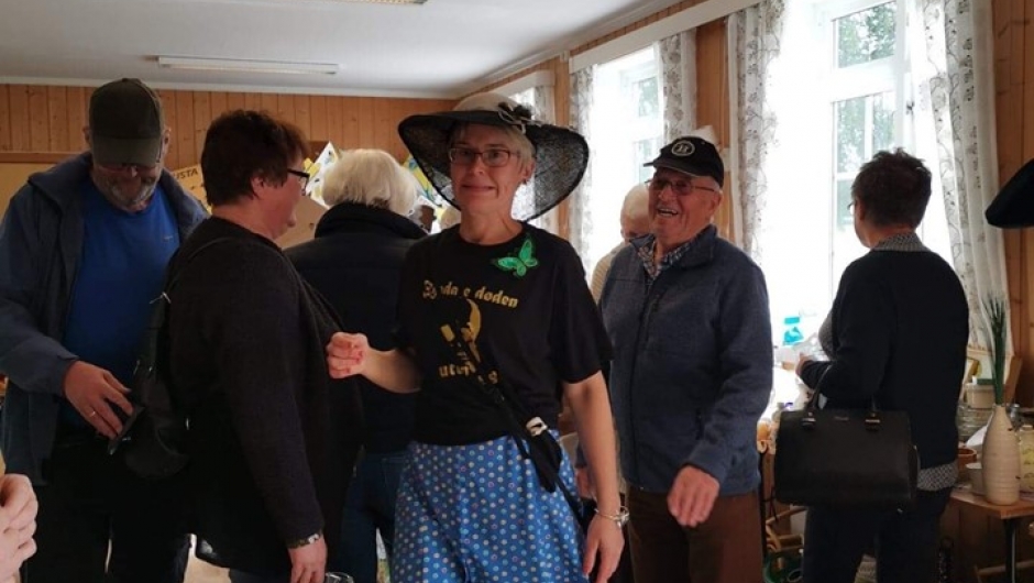 Sjefline Gudny i full sving