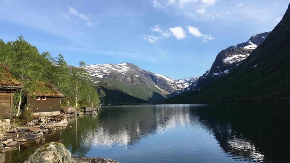 Nydeleg kveld i Langedalen Nydeleg kveld i Langedalen