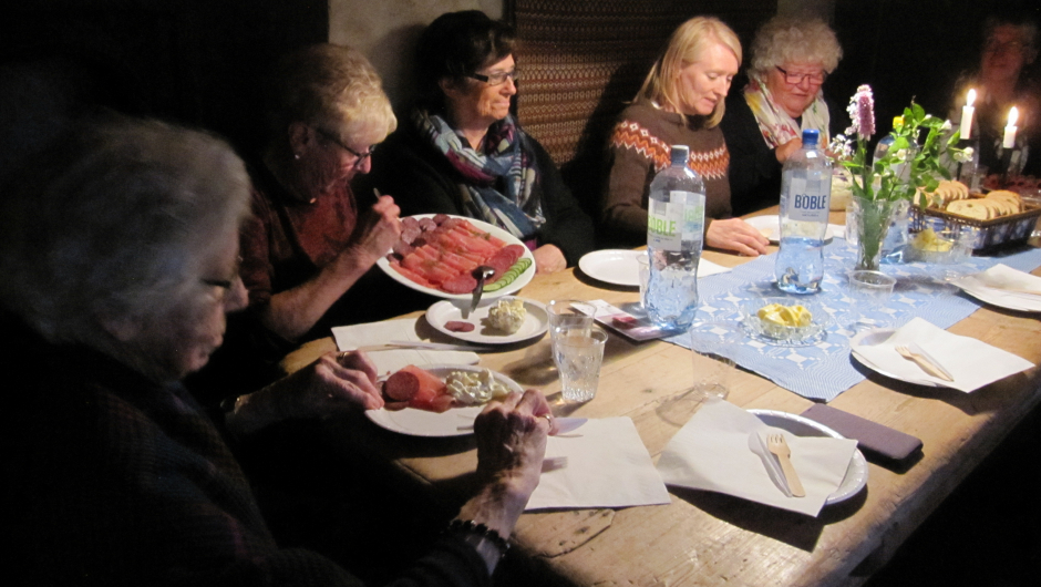 Nydelig spekemat ble servert Nydelig spekemat ble servert