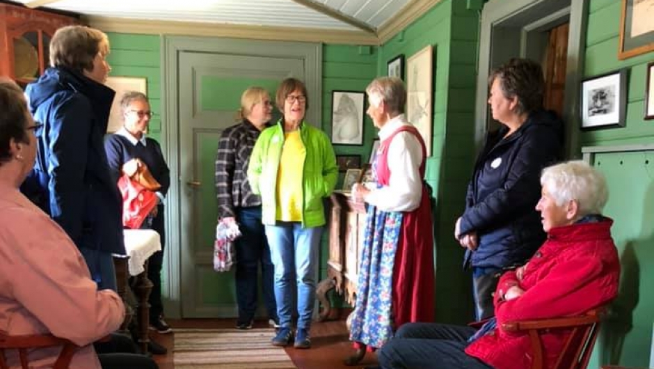 Omvisning i kunsterhjemmet til Christian Skredsvig