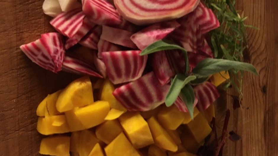 Oppkutta rotgrønnsaker