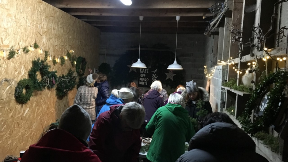 Full brakke i garasjen. Veldig kjekt!