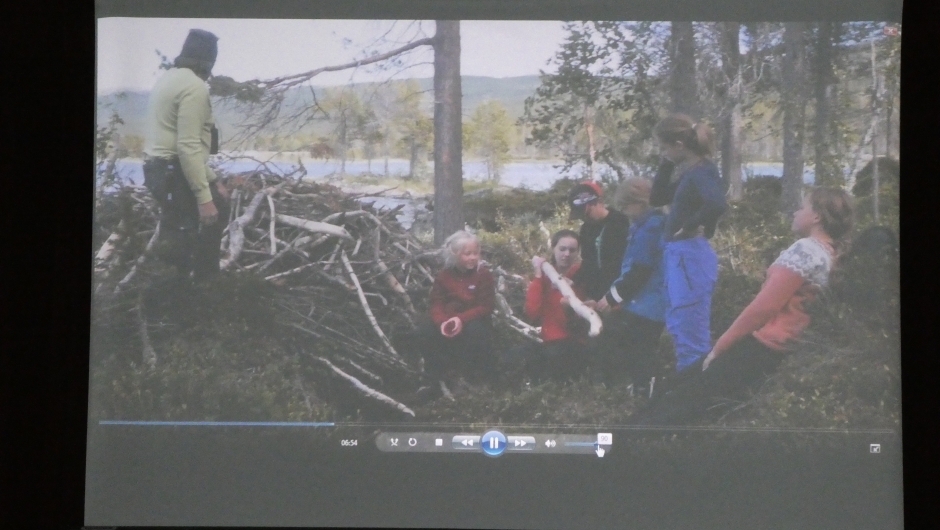 Fra filmen Dagali 4-H på padletur. Fra filmen:Dagali 4-H på padletur.