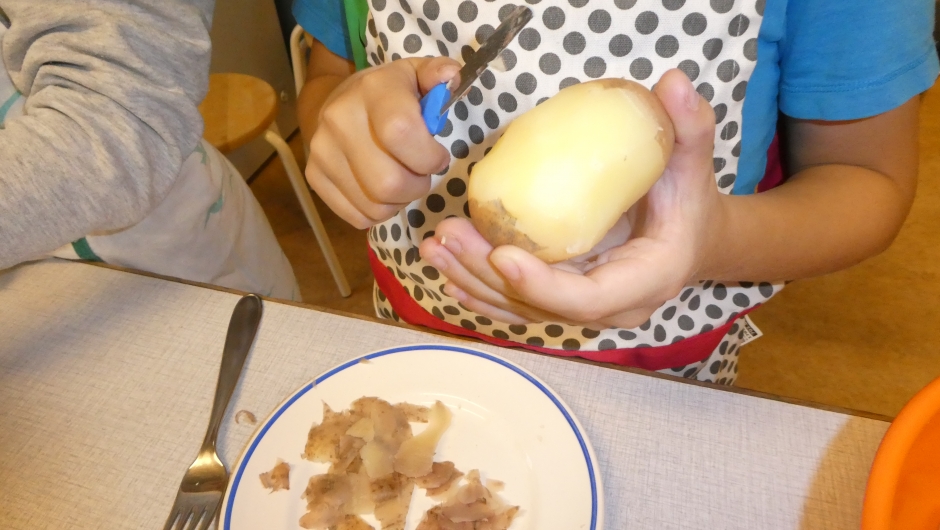 Flekke kokte poteter. Flekke kokte poteter