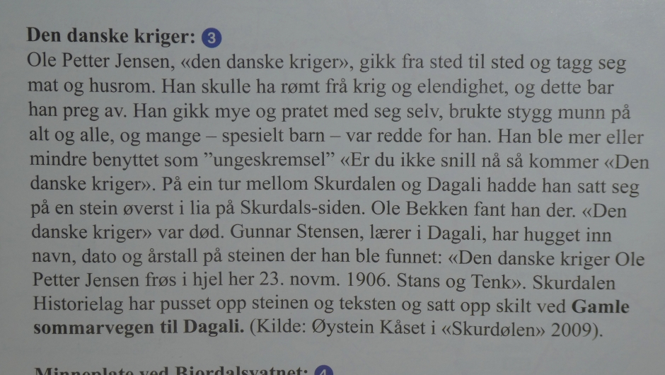 Danske krigeren. Danske krigeren.