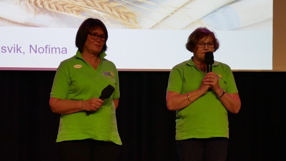Bjørg og Solveig var dyktige konferansierar! Bjørg og Solveig var dyktige konferansierar!