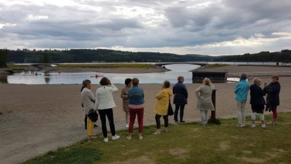 Flott badestrand, men bading ble det ikke denne dagen!