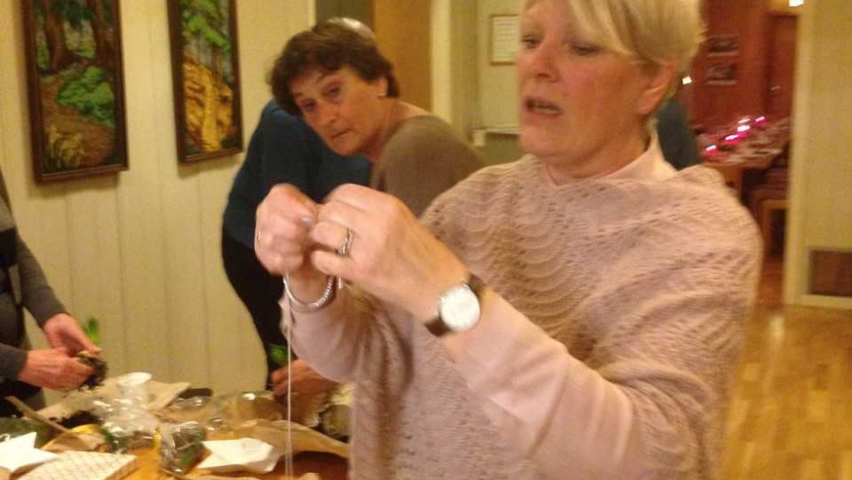 Peggy er blomsterdekoratør