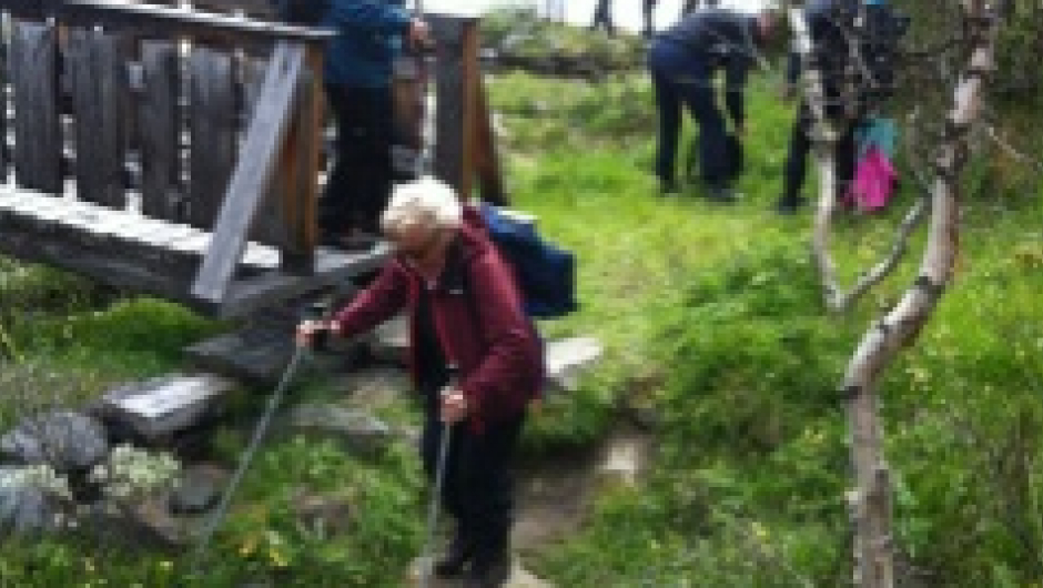 Maren Skari fra Brandbu vandrer over Dovre Maren Skari fra Brandbu vandrer over Dovre
