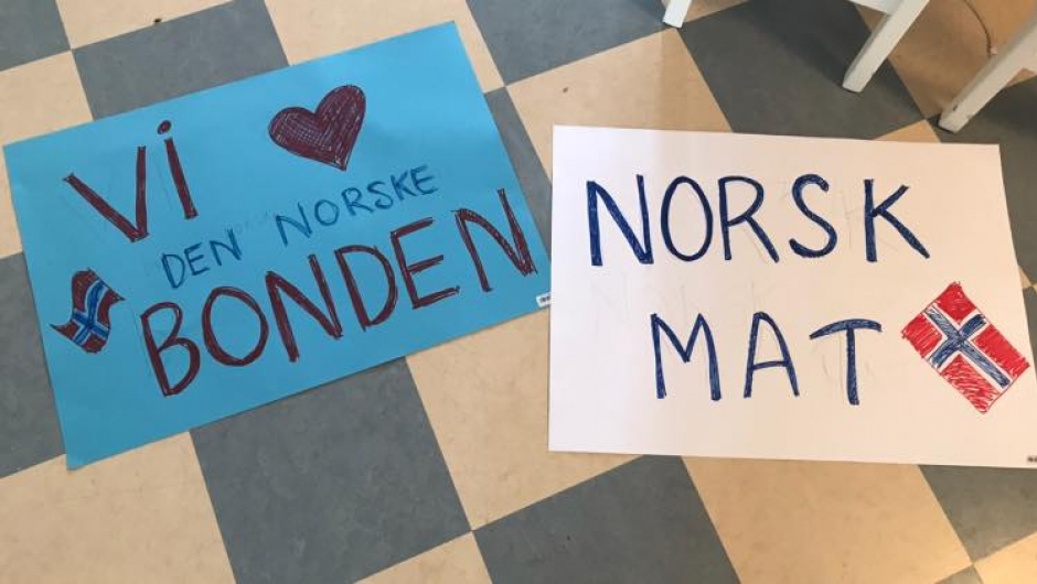 Aksjonsmaterialet er klart.