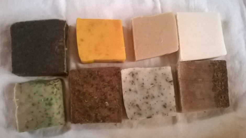 Forskjellige typer såpe Forskjellige typer