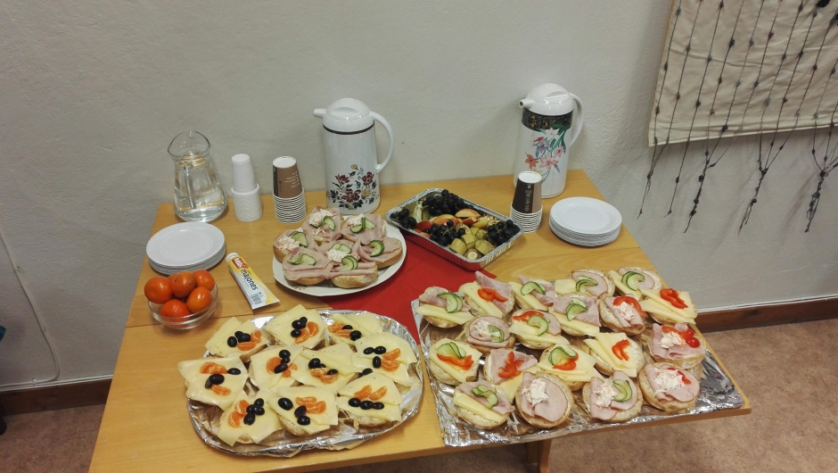 Foto: Ingrid Nummedal. Servering!!!