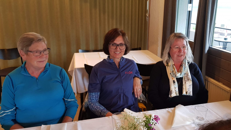 Olaug, Kari og Berit foto: Liv Spilde Olaug, Kari og Berit foto: Liv Spilde