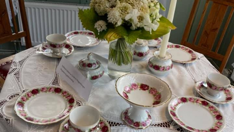 Ringsaker Bygdekvinnelag markerte Kulturminnedagen på Mo Gård.