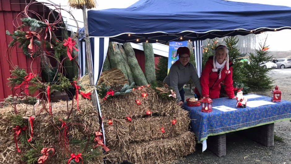 Egenprodusert dørpynt