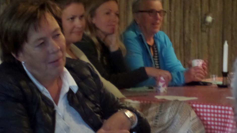 Ved veggen av "hesjestaur".