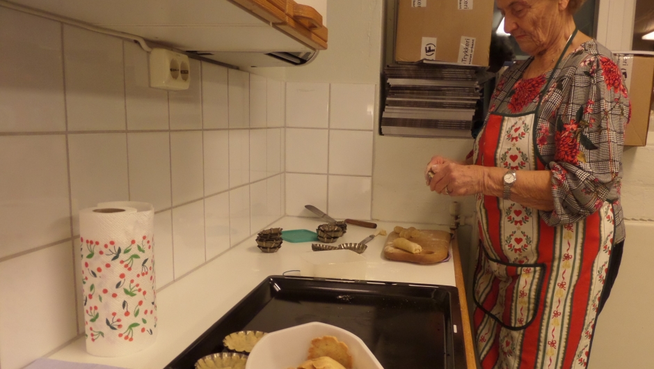 Kirsten med sandkaker