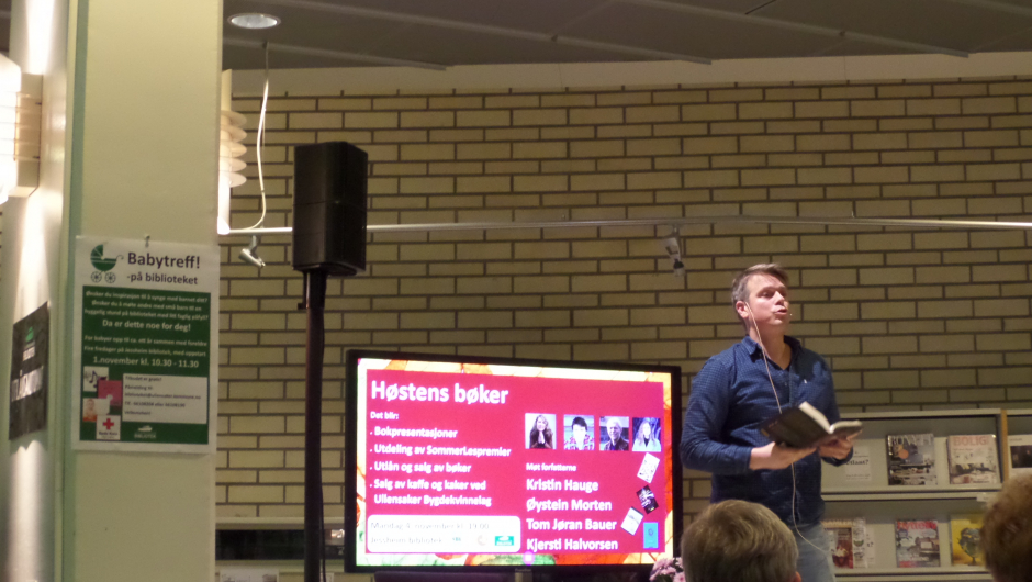 En entusiastisk forfatter av boka "Jakten på Olav Tryggvason".