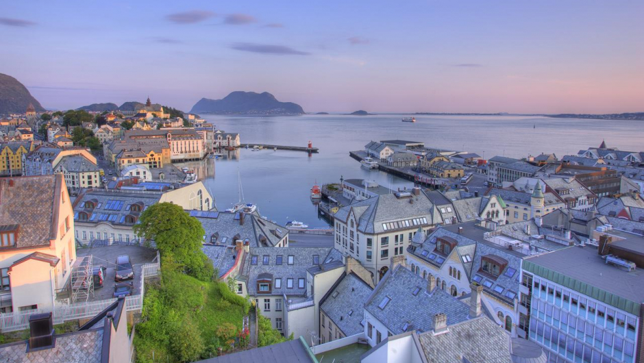 Ålesund - foto lånt av Parken Scandic Ålesund