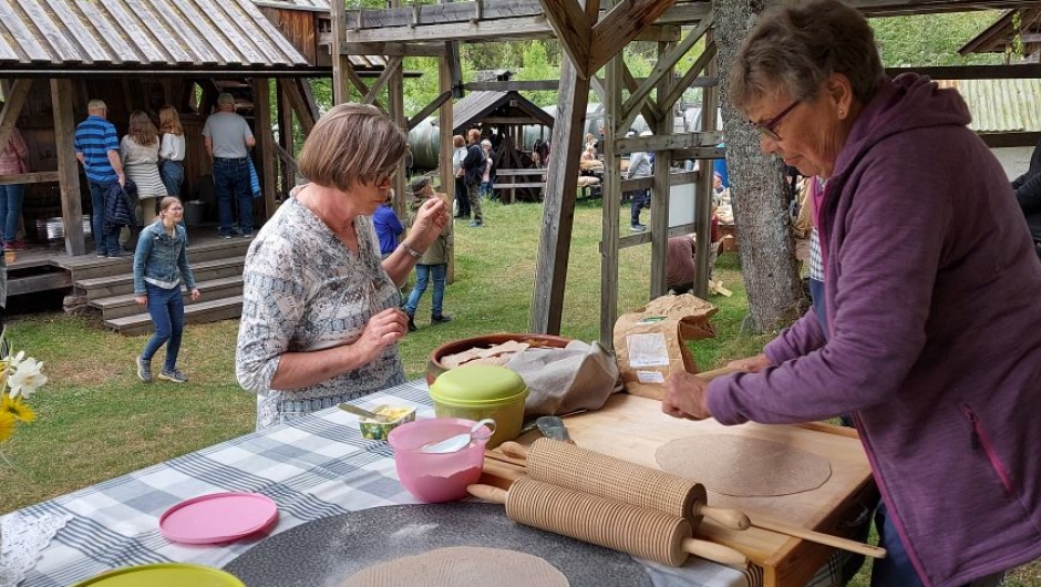 Smaksprøver på flatbrød