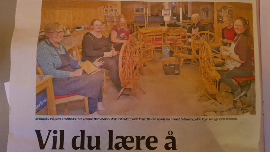 Vil du lære å karde å spinne ull ?