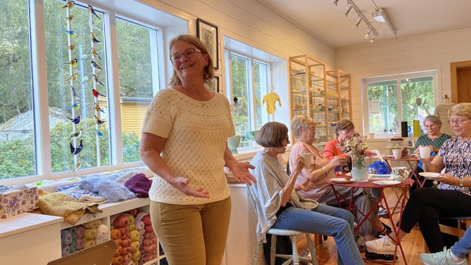 Linda Orvedal gav oss inspirasjon. Foto: Bjørg Håland