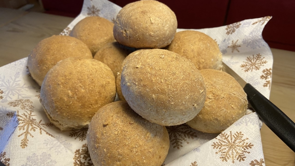 God kveldsmat. Foto Bjørg Håland