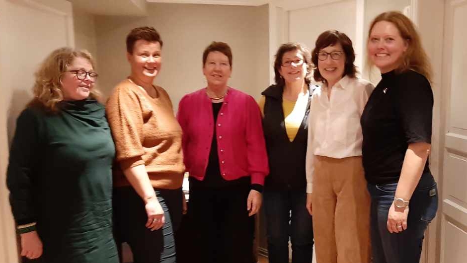 Styret sammen med distriksleder Marit Helene Lund