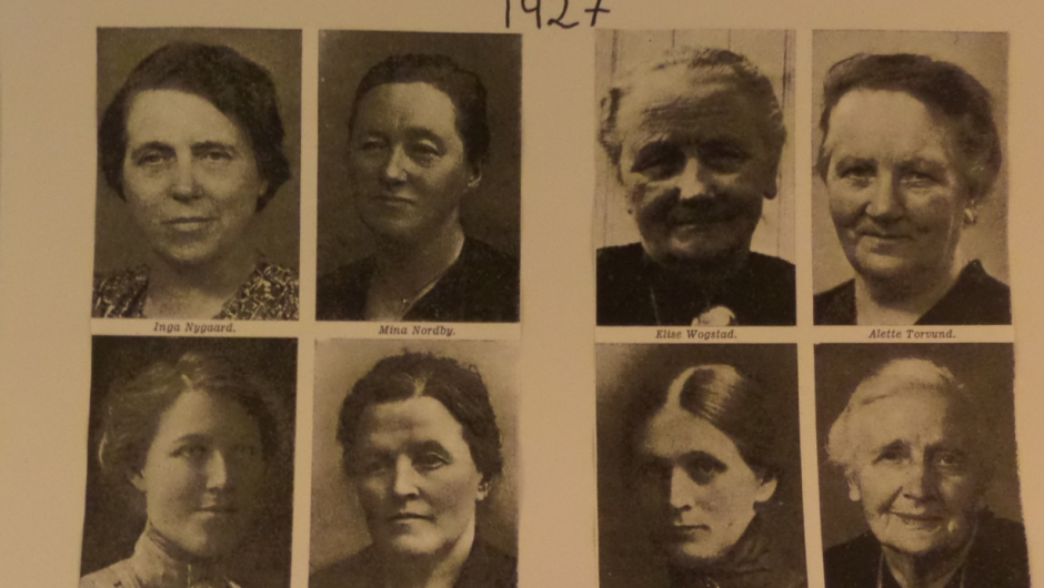 Det første styret i Ullensaker Bondekvinnelag 1927