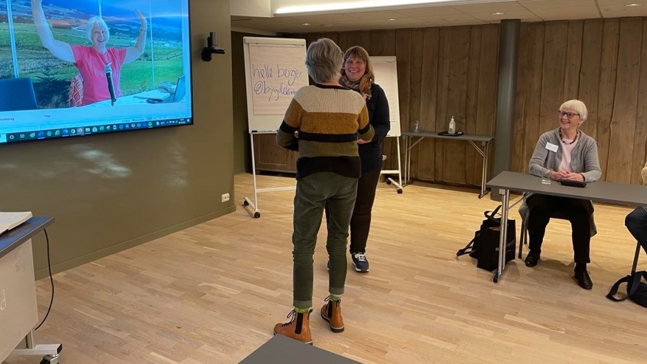 Stor takk til Helle. Ei fantastisk lettvint dame