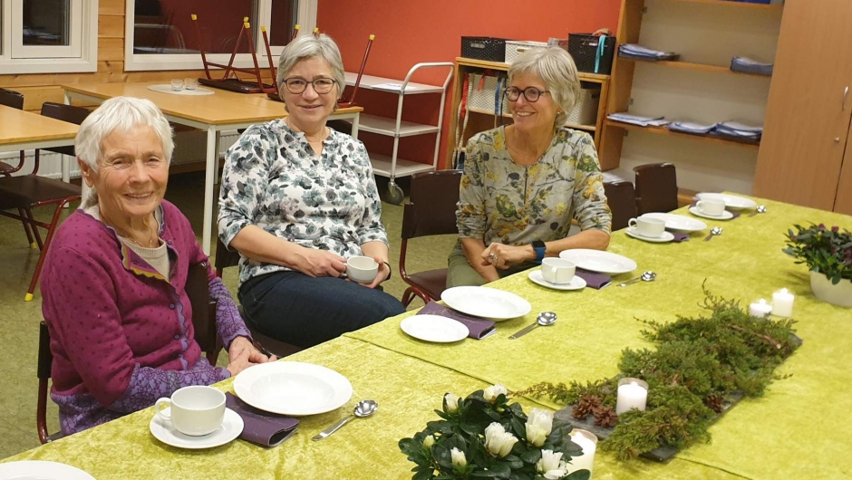 Et forventningsfullt trekløver Foto: Marie Nybakk