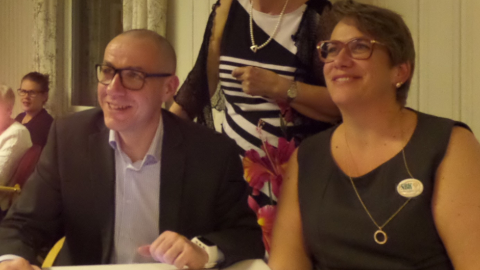 Ullensaker ordfører Tom Staahle, UBK leder Anne-Lise Lund, NBK leder Ellen Krageberg