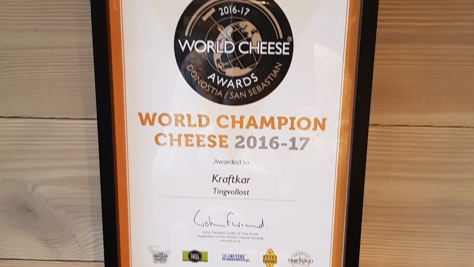 Tingvoll ost verdensmester