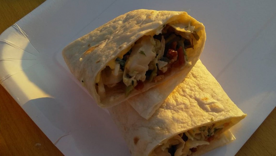 Wrap med geitrams Wrap med geitrams